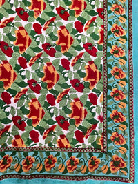 Big Floral Bedsheet with Pillow Covers
