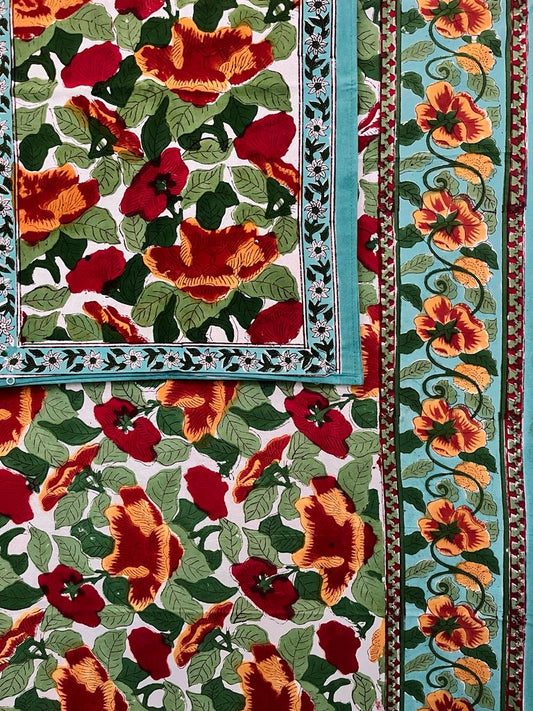 Big Floral Bedsheet Set
