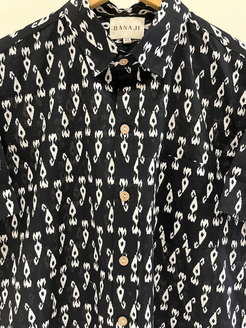 COTTON PRINTED HALF SLEEVE SHIRT