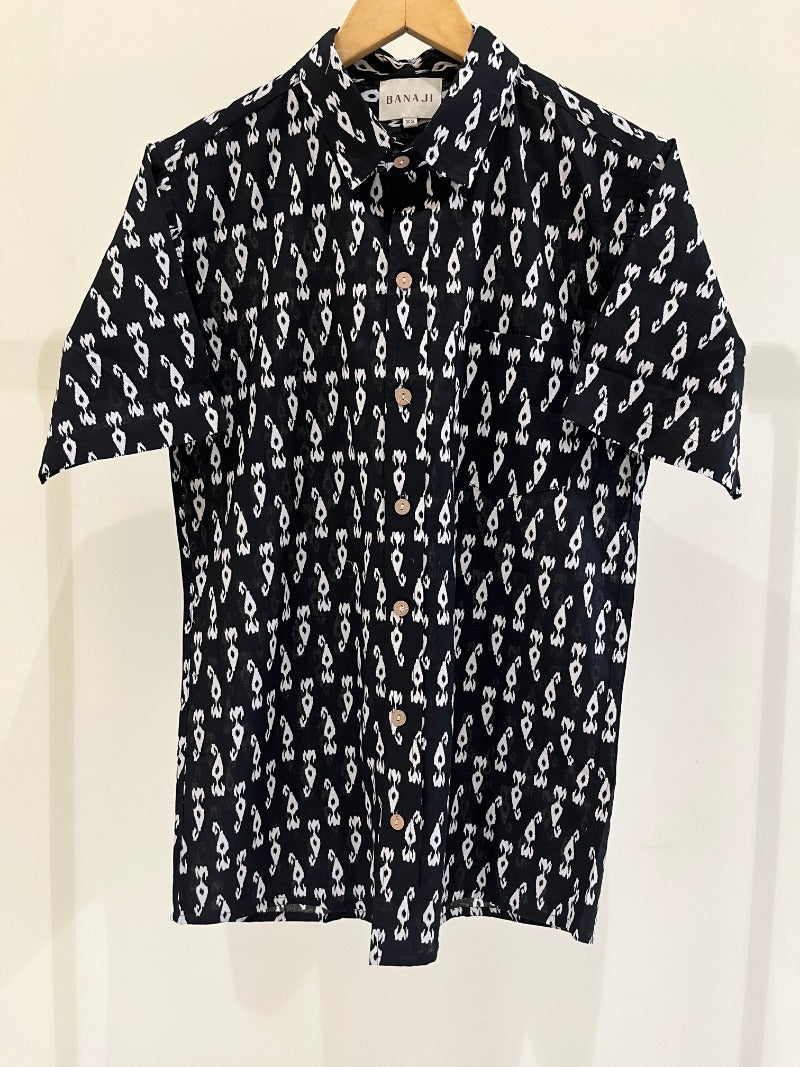 COTTON PRINTED HALF SLEEVE SHIRT
