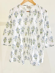 ‘Most Loved’ Block Printed Cotton Short Top - Pre Order