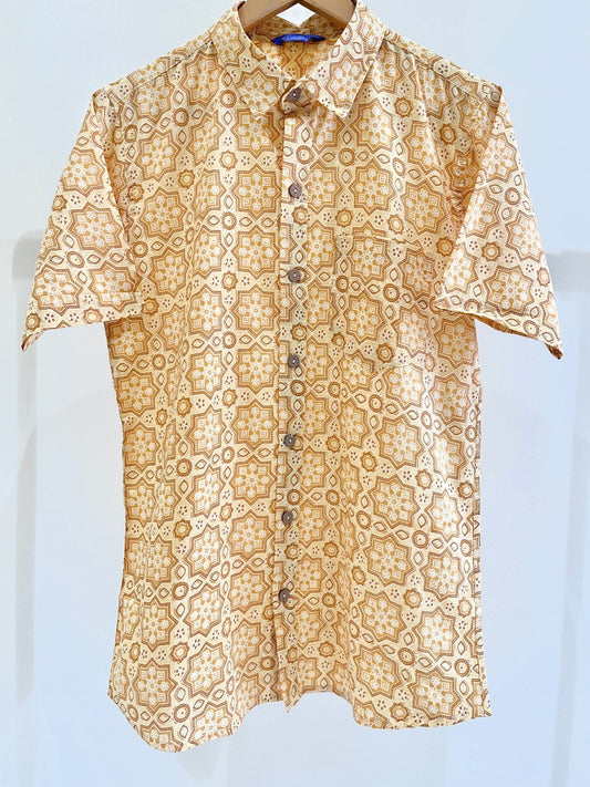 COTTON PRINTED HALF SLEEVE SHIRT