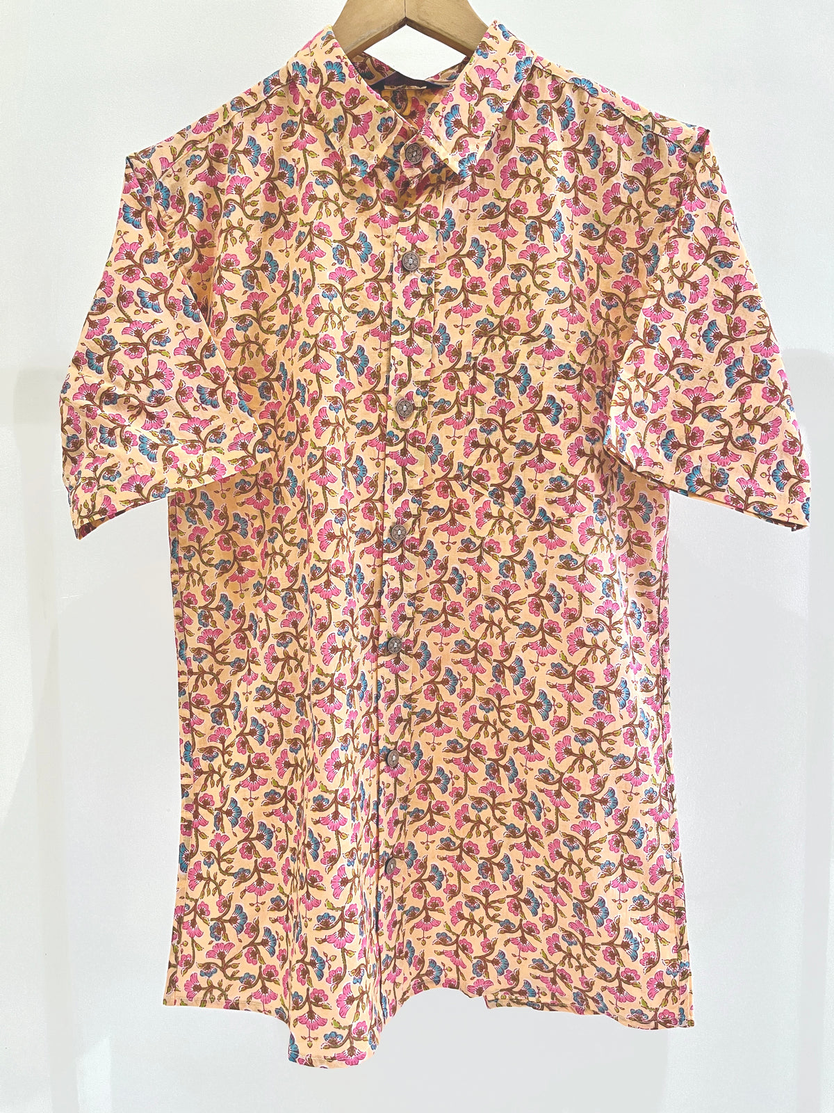 COTTON PRINTED HALF SLEEVE SHIRT