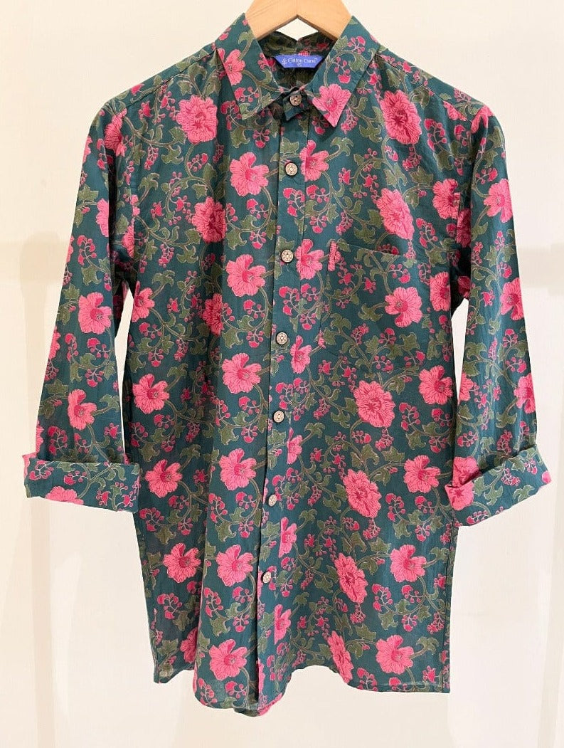 COTTON PRINTED FULL SLEEVE SHIRT