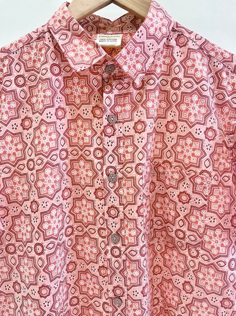 COTTON PRINTED HALF SLEEVE SHIRT