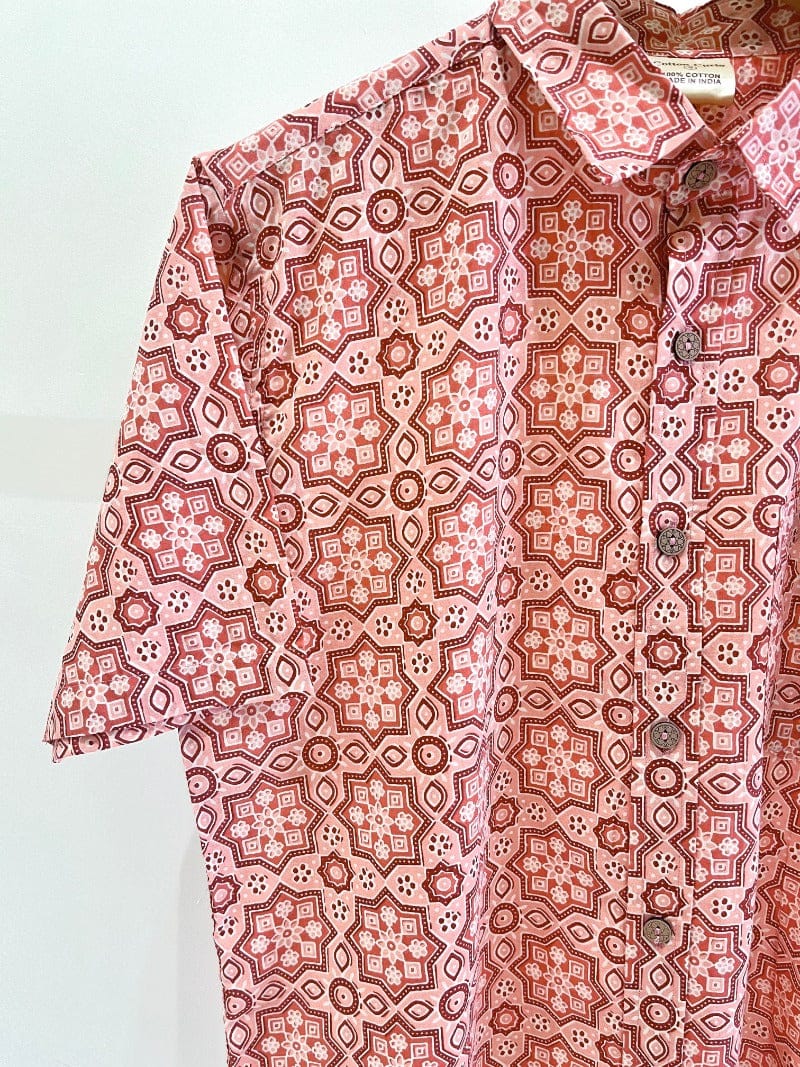 COTTON PRINTED HALF SLEEVE SHIRT
