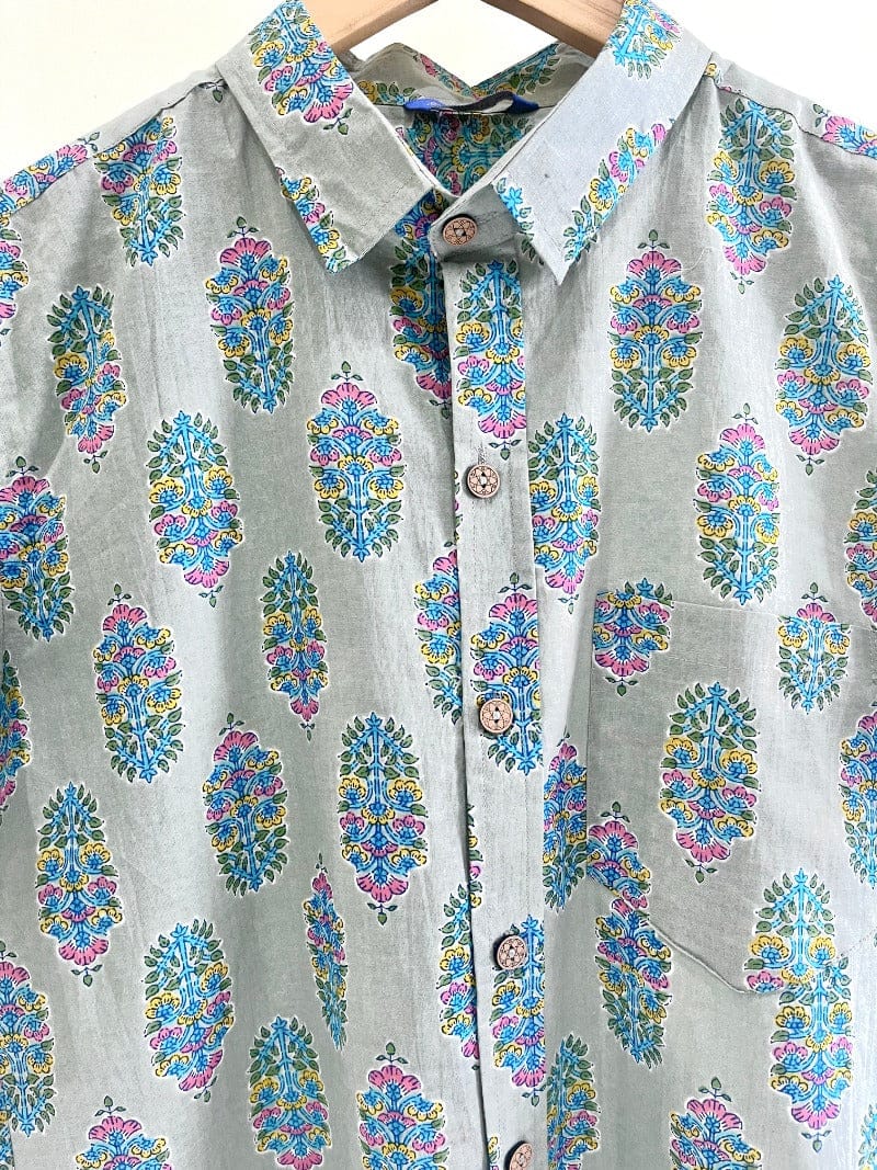 COTTON PRINTED HALF SLEEVE SHIRT