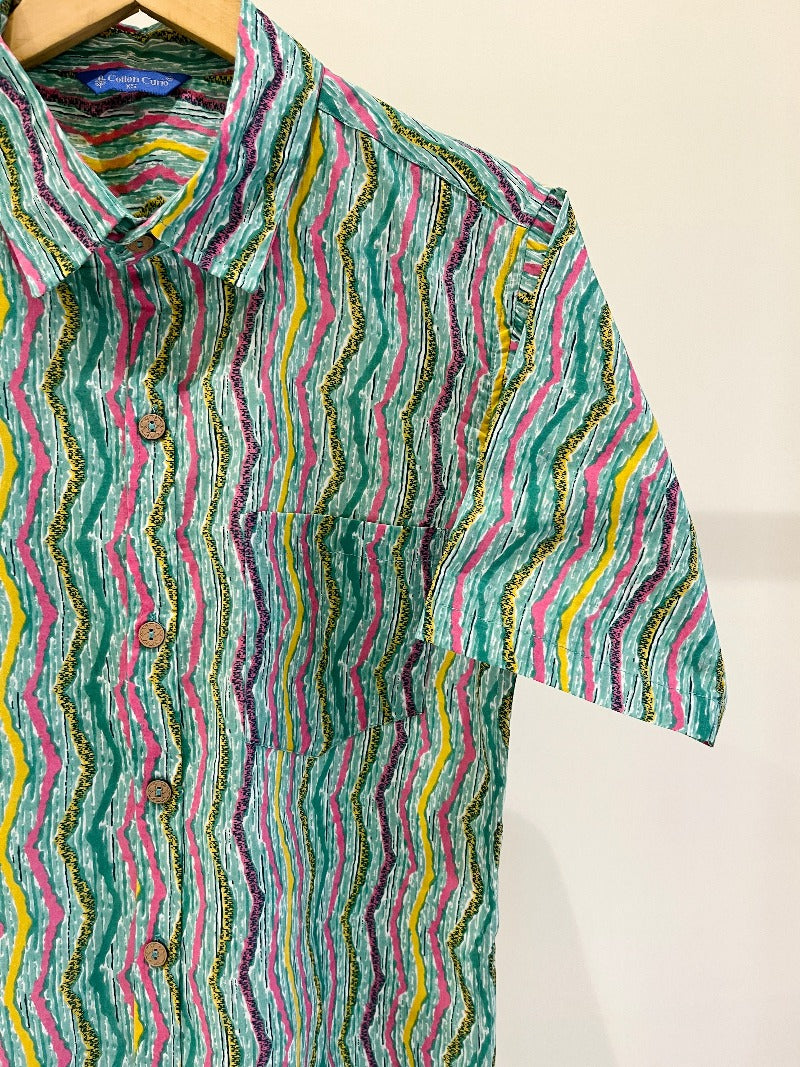 Cotton Printed Half Sleeve Shirt