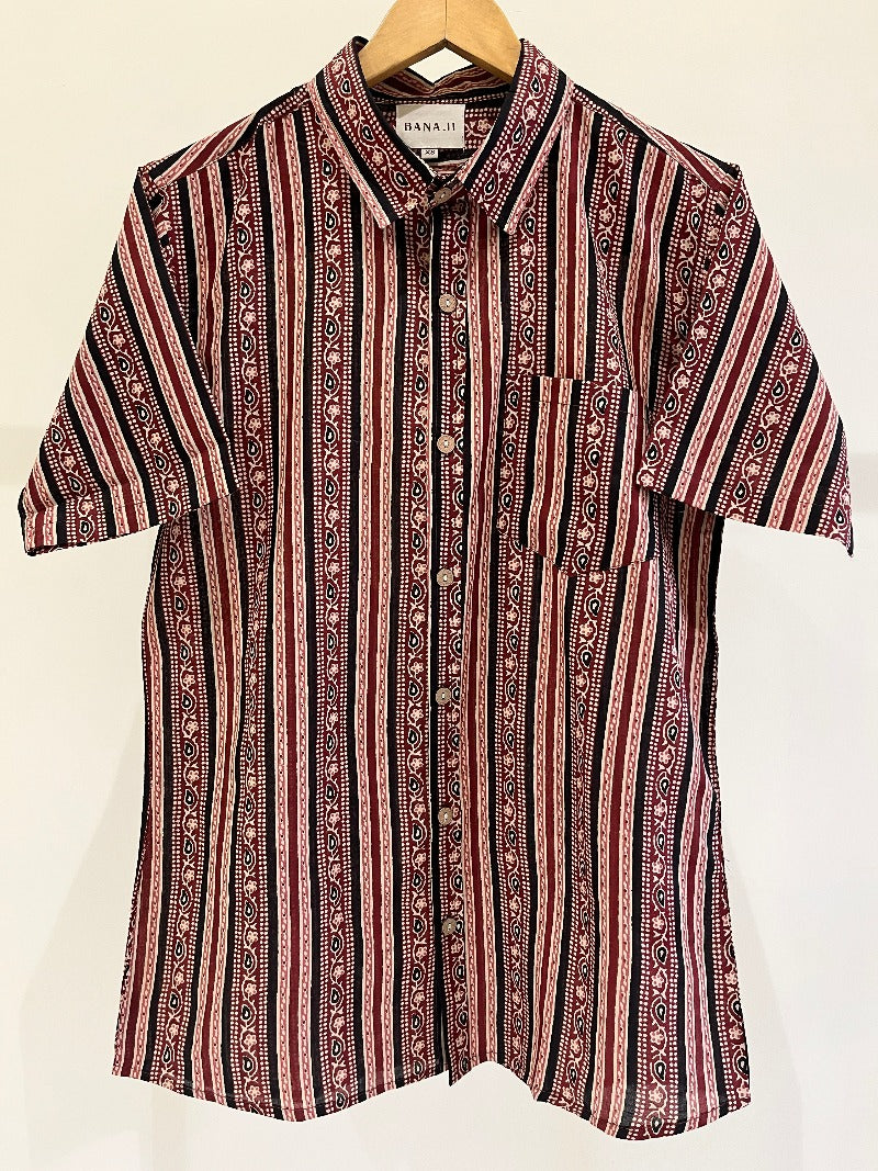 COTTON PRINTED HALF SLEEVE SHIRT