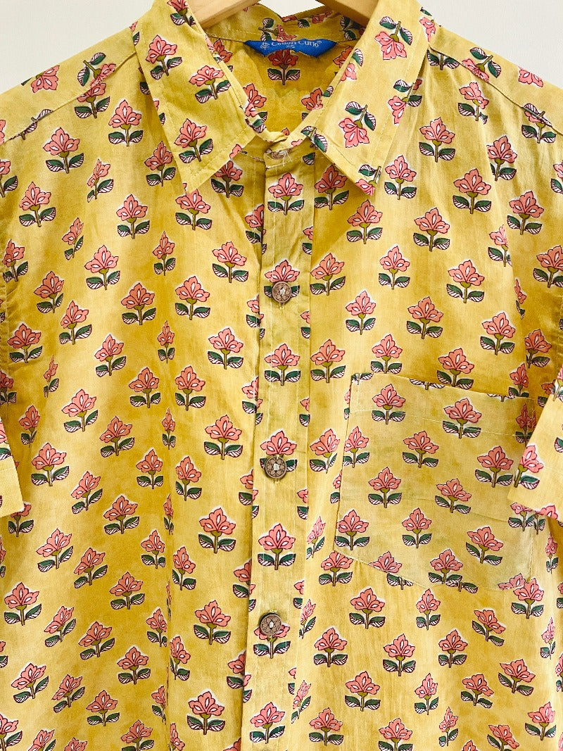 COTTON PRINTED HALF SLEEVE SHIRT