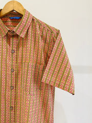 COTTON PRINTED HALF SLEEVE SHIRT