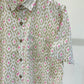 COTTON BLOCK PRINTED HALF SLEEVE SHIRT