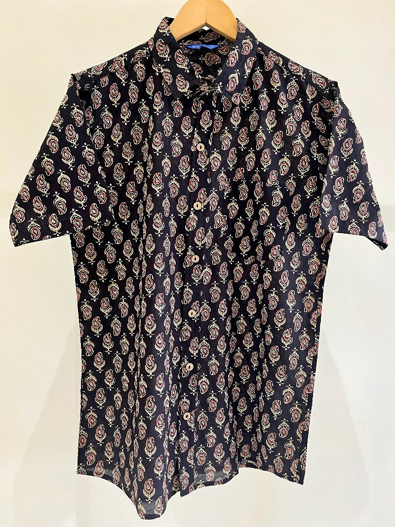 COTTON PRINTED HALF SLEEVE SHIRT