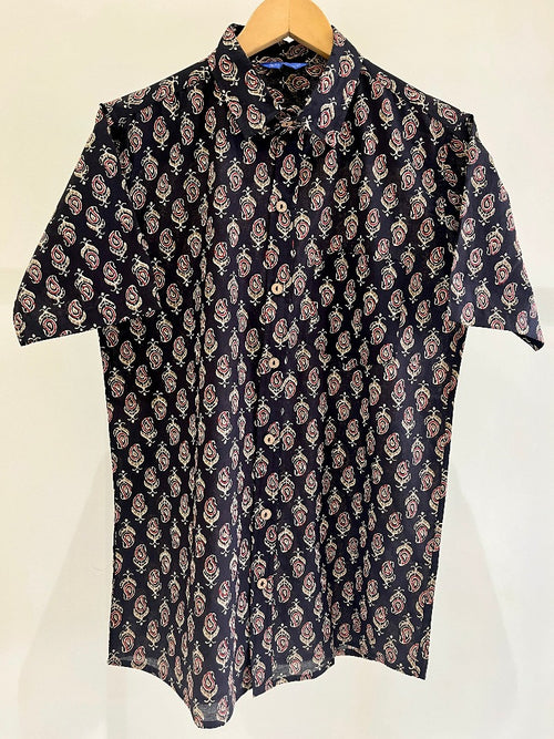 Cotton Printed Half Sleeve Shirt
