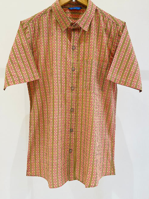 Cotton Printed Half Sleeve Shirt