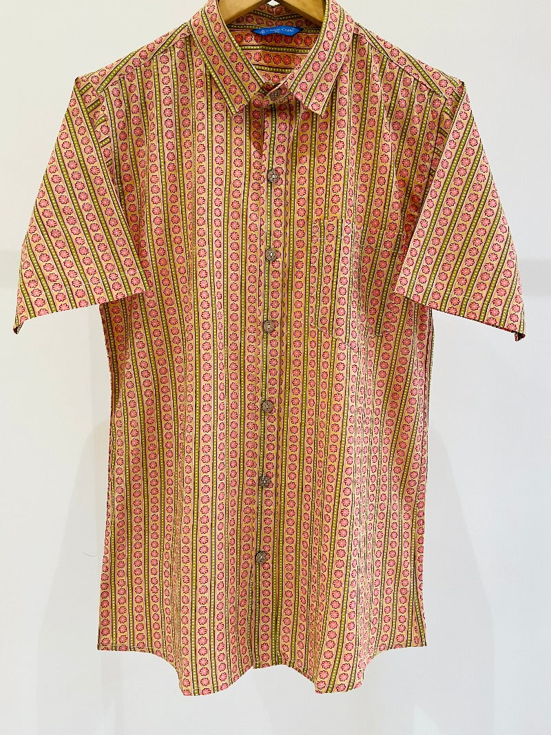 COTTON PRINTED HALF SLEEVE SHIRT
