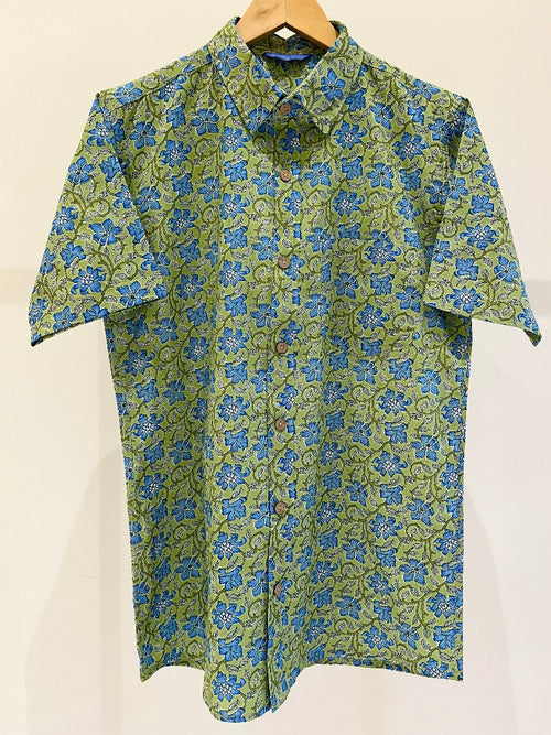 Cotton Printed Half Sleeve Shirt